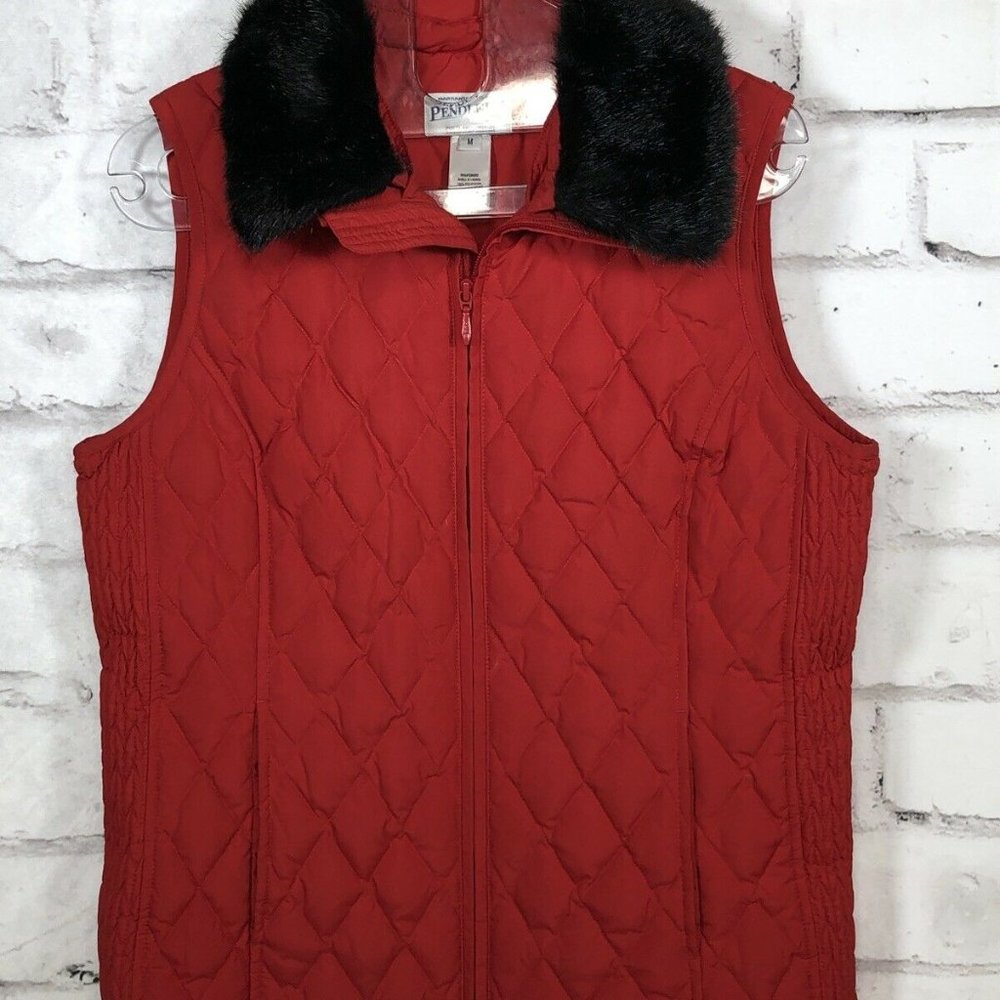 Pendleton Womens Quilted Down Blend Vest